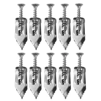 10pcs self drilling expansion self tapping screw set gypsum boardhollow wall expansion nails cavity plug dowel fixing tools