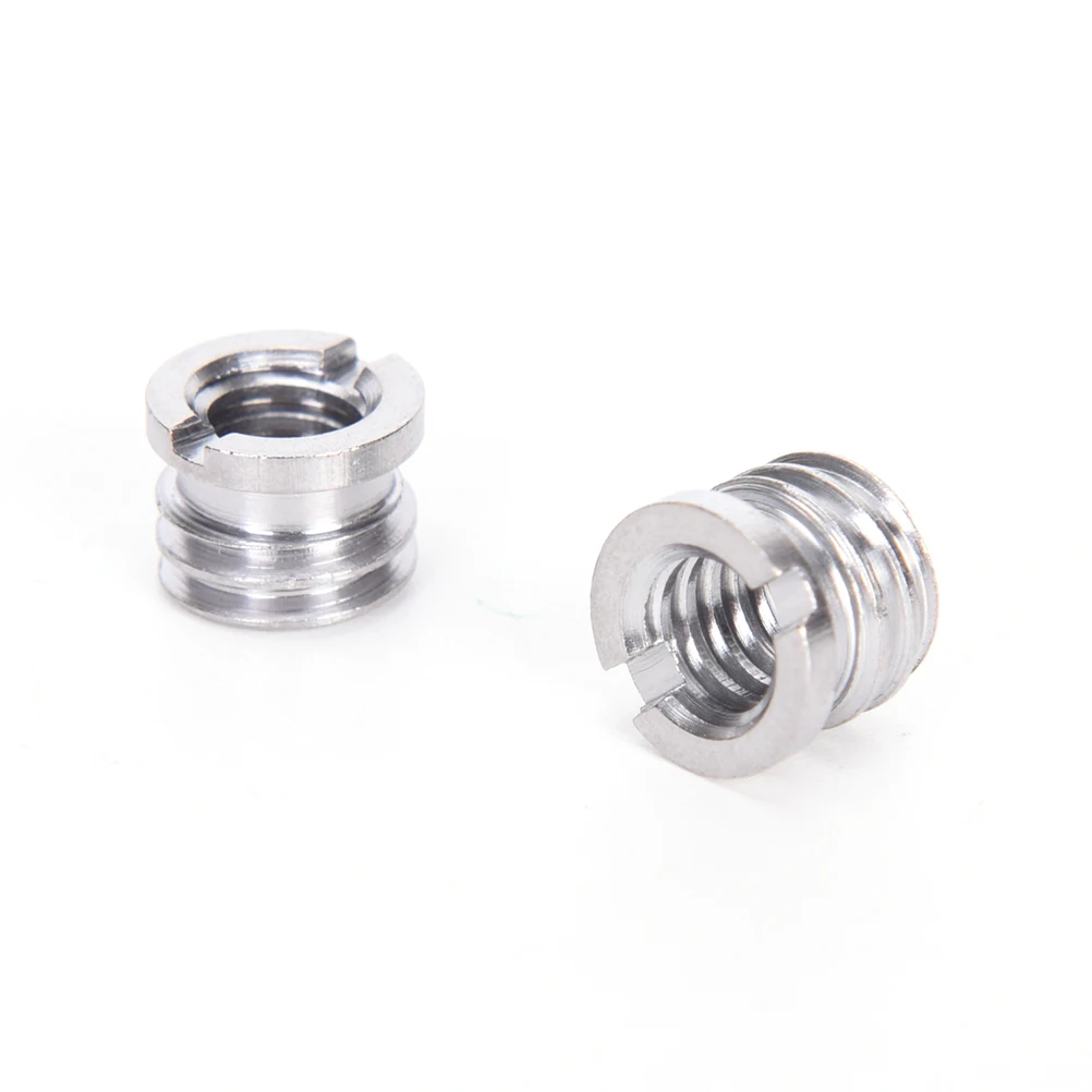 

5pcs/pack 1/4 inch to 3/8 inch Convert Screw Standard Adapter Reducer Bushing Converter for DSLR Camera Camcorder Tripod Monopod