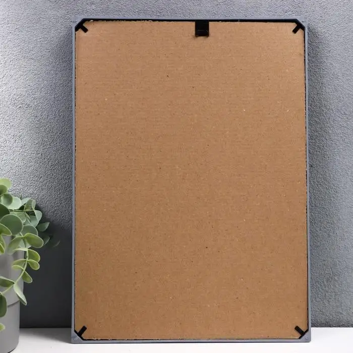 Фоторамка пластик L 2 21х30 см серебр. мет.| |