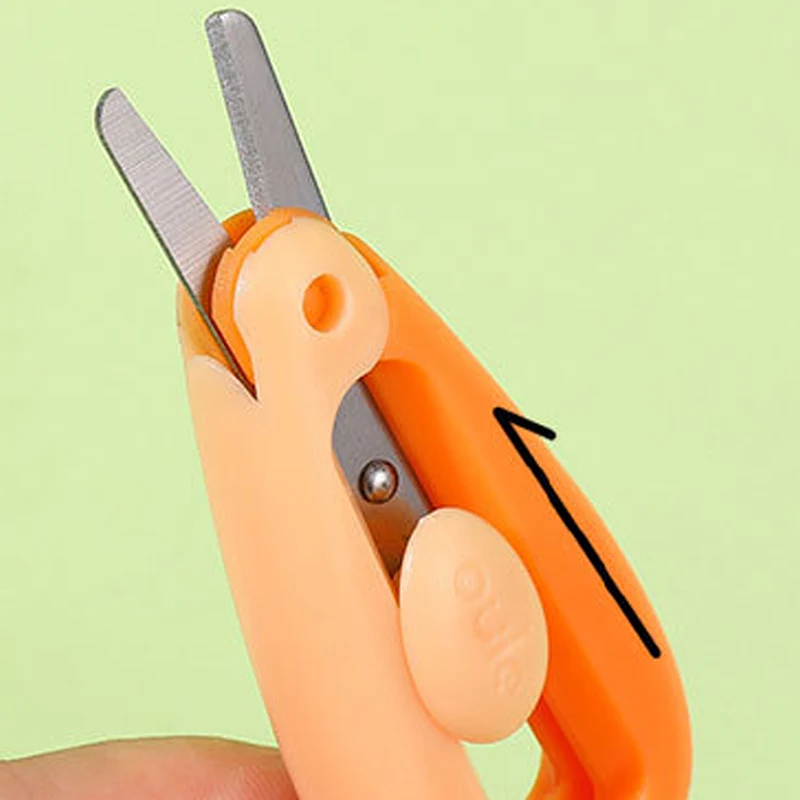 1 шт. мини-ножницы для студентов портативные лезвия из нержавеющей стали резки