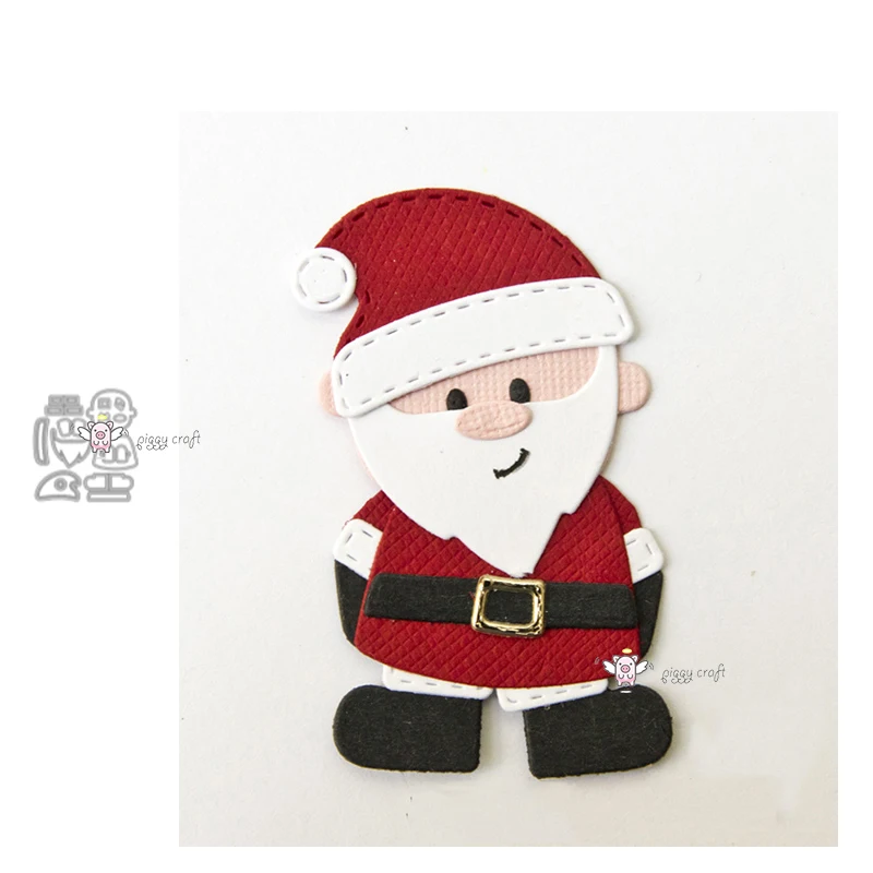 

Mmao Crafts Metal Steel Cutting Dies New Santa Claus decoration Stencil For DIY Scrapbooking Paper/photo Cards Embossing Dies