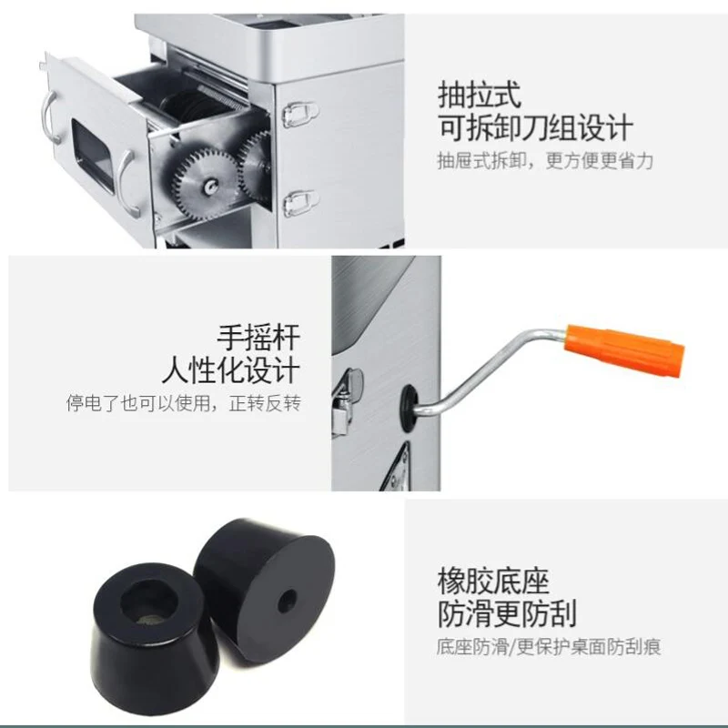 

Kitchen Professional Meat Slicer Stainless Steel Home Meat Slicer Electric Slicer Vegetable Slicer