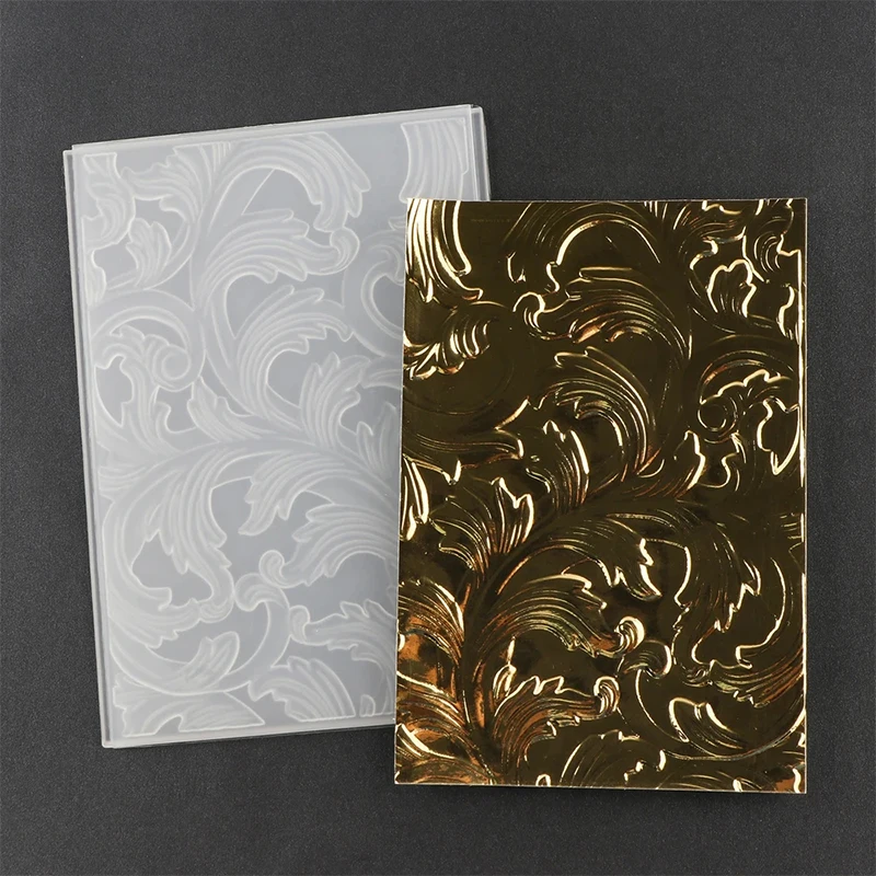 Элегантная тисненая папка с градиентной 3d текстурой используется для открыток и