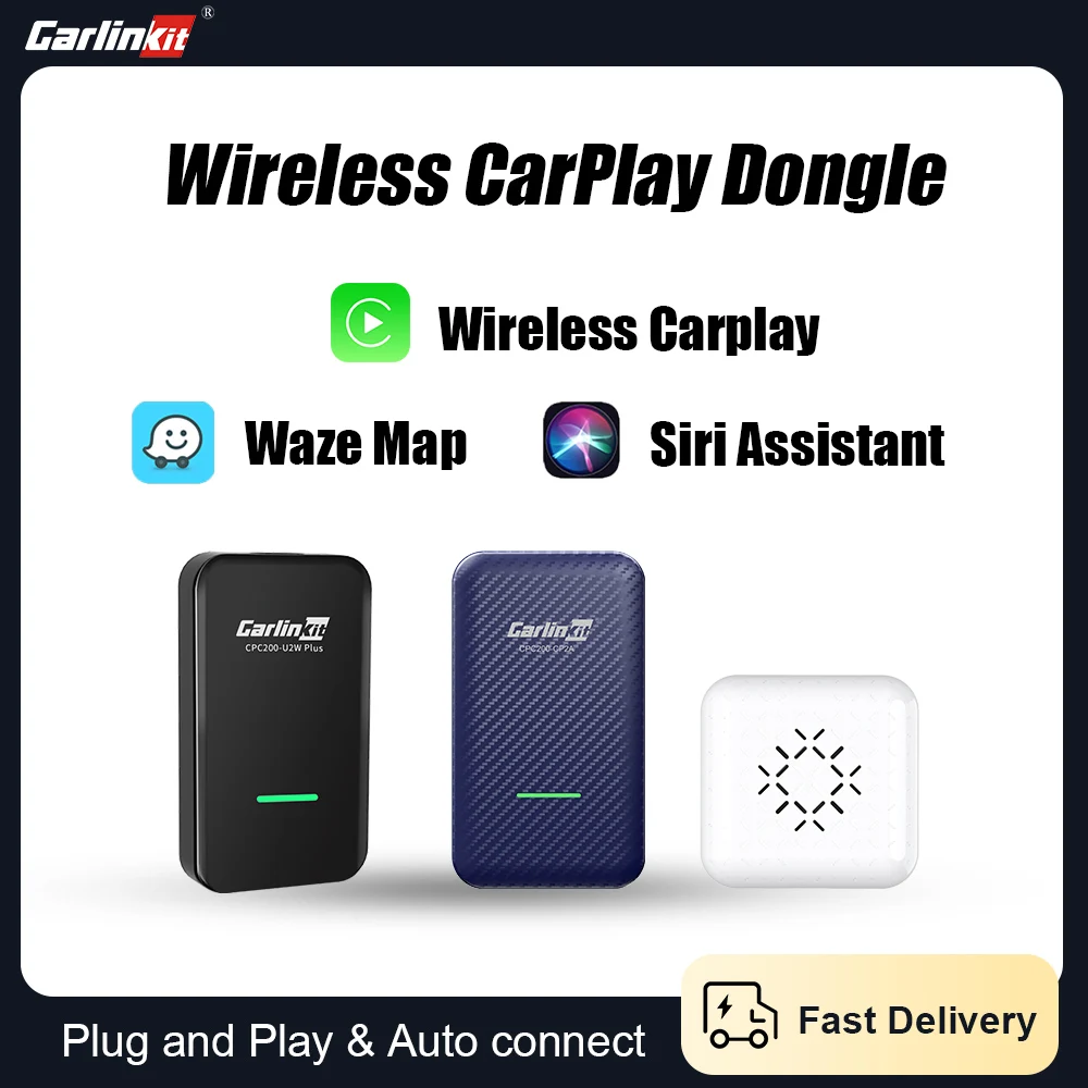 

Carlinkit Wireless Carplay Wireless Android Auto Dongle AI Box For Volkswagen Mercedes Audi BMW Volvo KIA HYUNDA Honda Seat