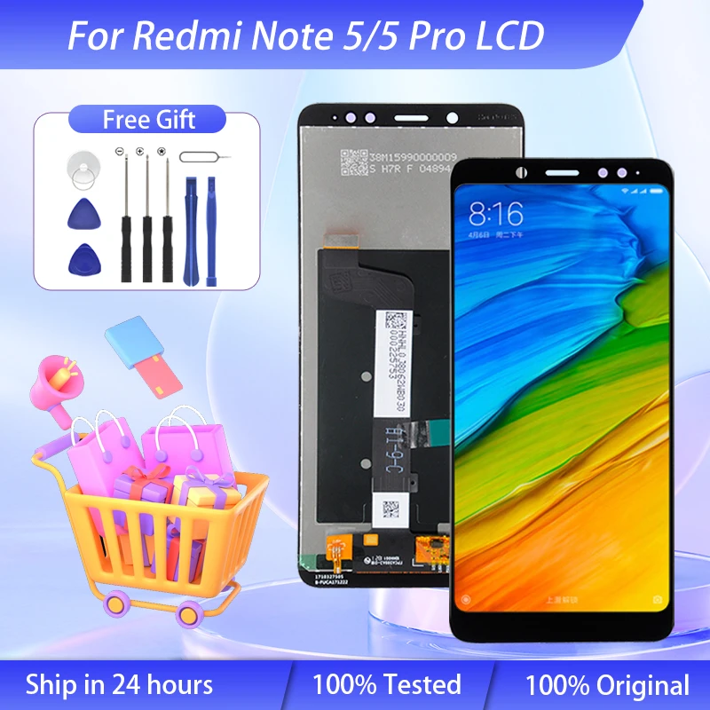 

Wholesale 5.99 Inch For Xiaomi Redmi Note 5 Pro Lcd Touch Panel Screen Digitizer Assembly Note 5 Display Free Ship With Tools
