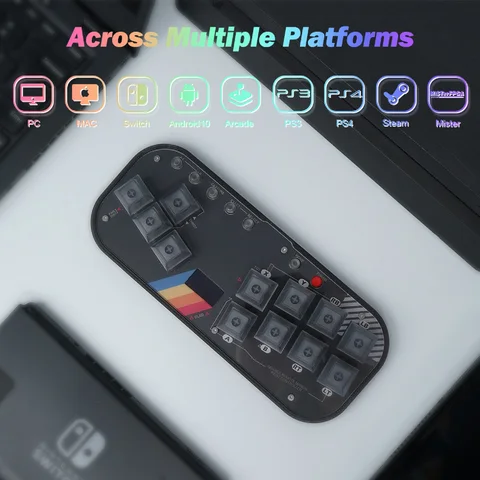 Flatbox Mini Hitbox V3 джойстик для Nintendo Switch/PC/PS4/PS3/MiSTer