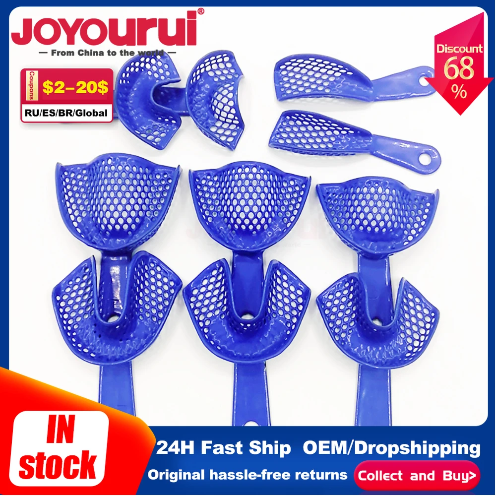 Стоматологические впечатления пластиковый стальной лоток держатели для зубов