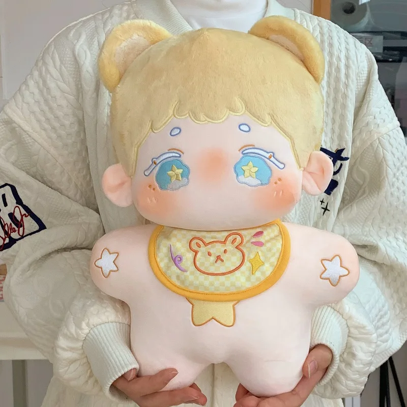 

Симпатичная хлопковая кукла Starby, 10/20/40 см, настоящая плюшевая кукла, кавайная желтая пушистая игрушка, кукла, Мультяшные куклы, подарки для детей, коллекция