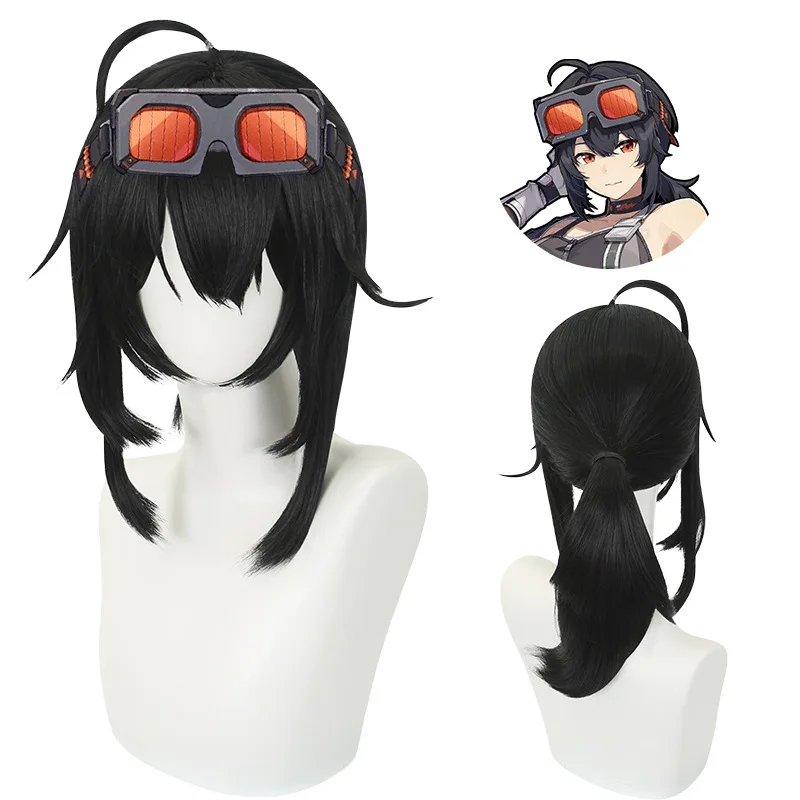 Парики Grace Howard ZZZ игра для косплея парик Zenless Zone Zero черный хвост термостойкие