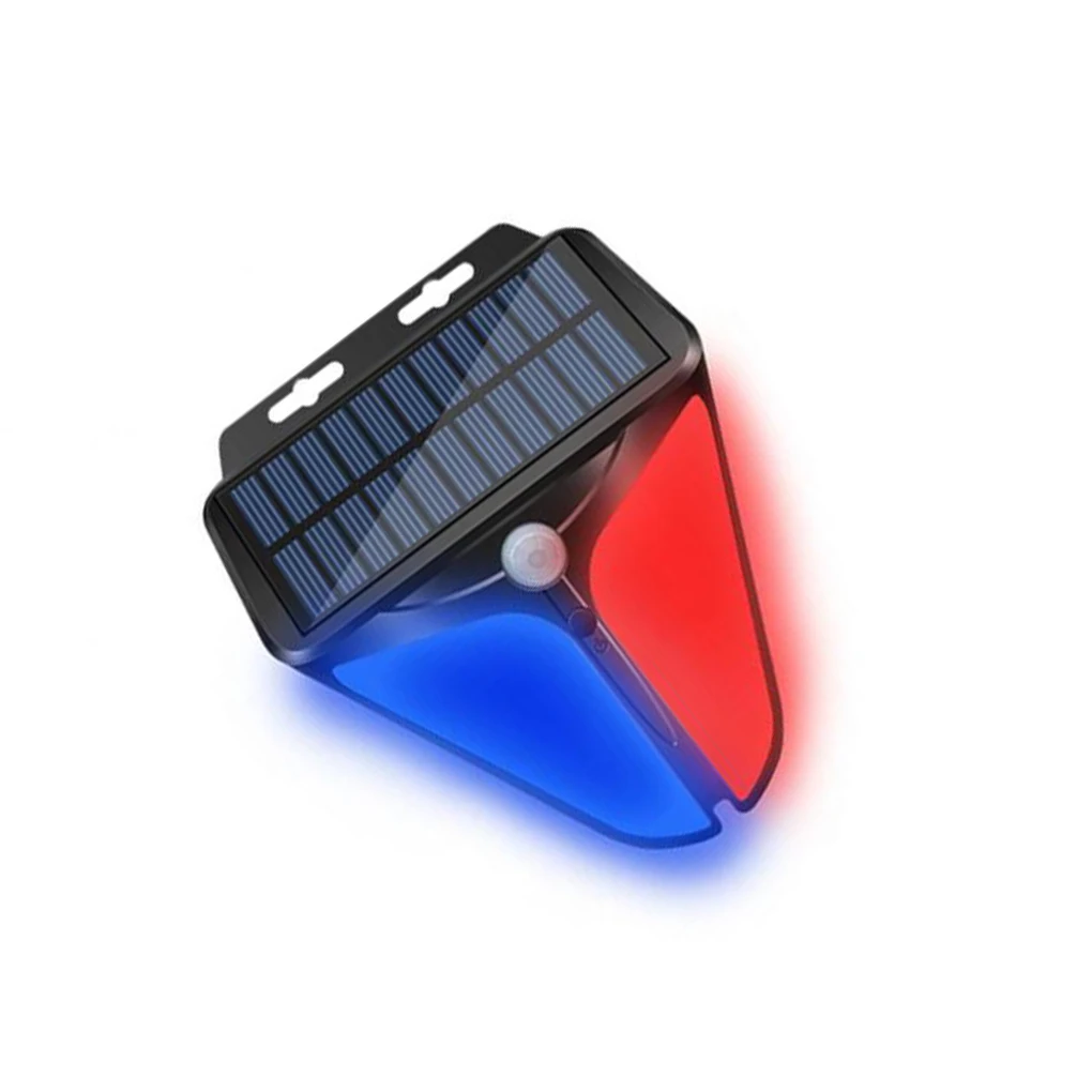 

LED Solar Alarm Light Sensor Repellent Light Siren Dog Barking Security