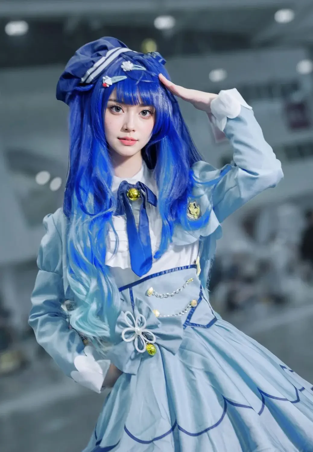 Аниме Vtuber Amamiya Kokoro милая униформа Лолиты карнавальный костюм на Хэллоуин