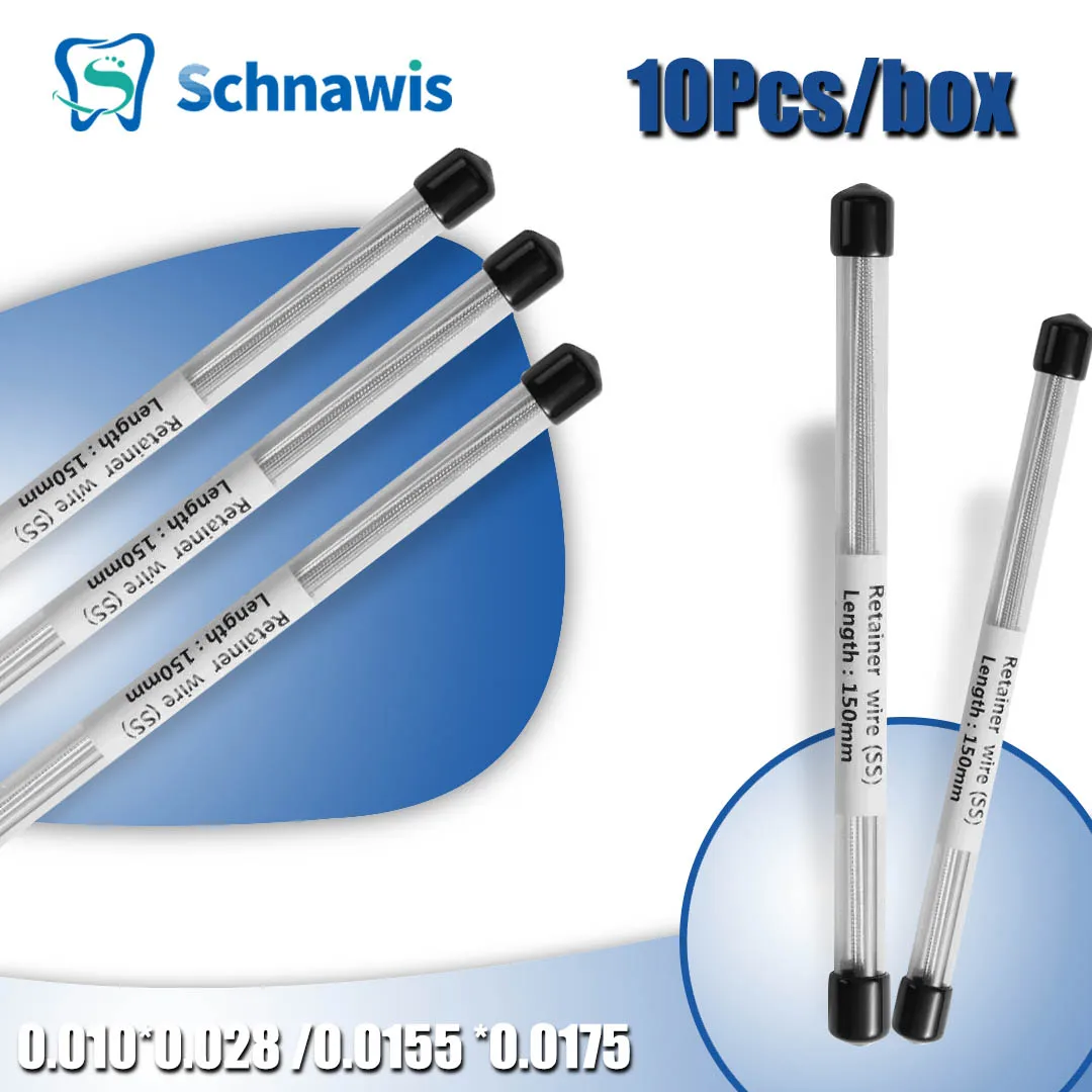 10 шт./коробка стоматологический ортодонтический языковой фиксатор проволока SS