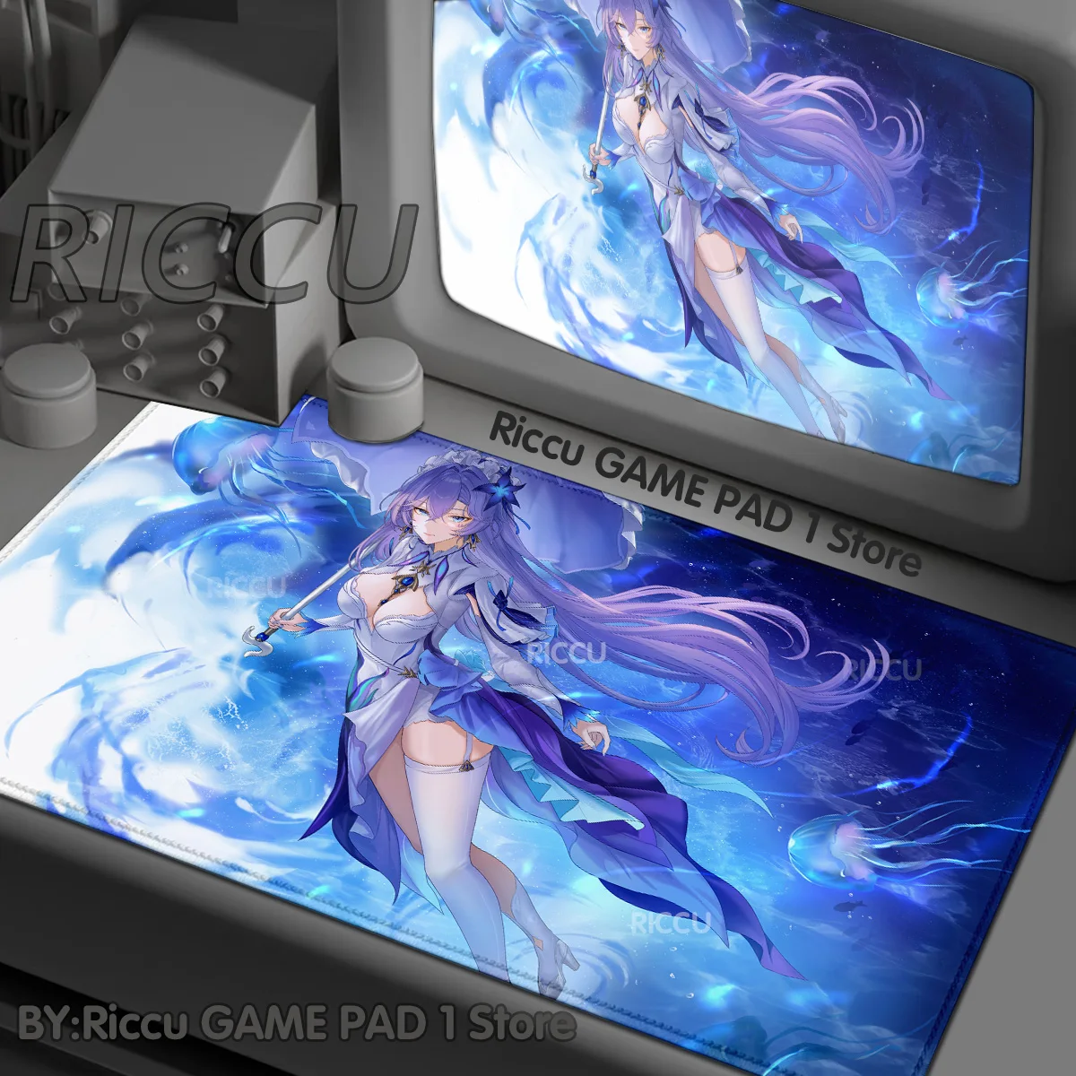Фото Коврик для мыши Wuthering Waves Cantarella, игровые аксессуары, защита для офиса, ноутбука, геймера, нескользящая периферия для ПК, киберспорт №1