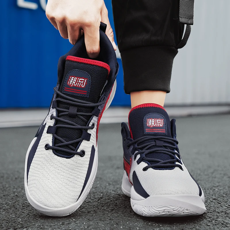 Мужские Нескользящие Баскетбольные Кроссовки Дышащие Li-Ning С Поддержкой Свода