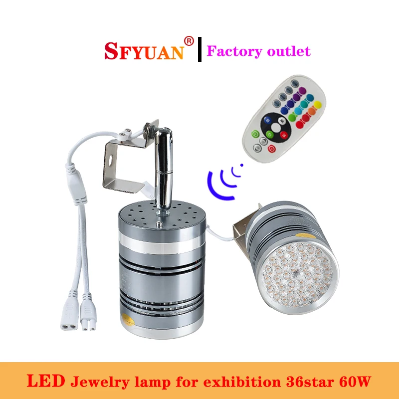 smart LED Downlight exhibition spotlight 60W strong lighting commercial lamp Jewelry bulb professional lights indoor art lamp