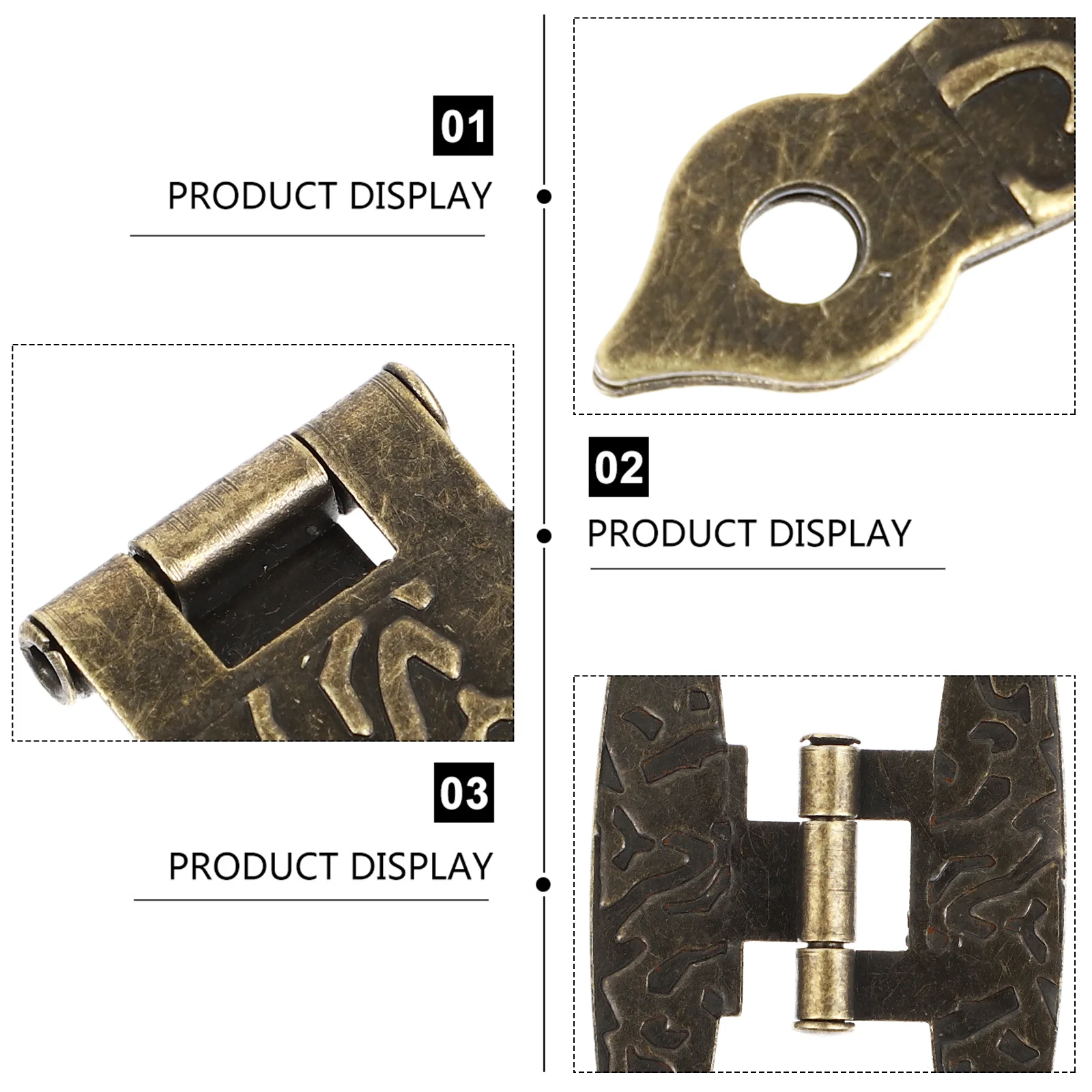 10 шт. шарнирные петли сменный чехол мини-тип железо деревянные DIY закрытые детали