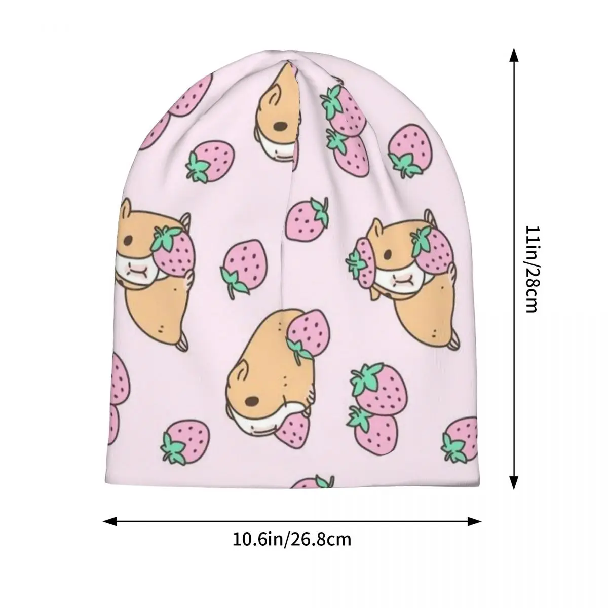 Шляпа шапки тонкая шапка для мужчин и женщин теплая с милой морской свиньей на