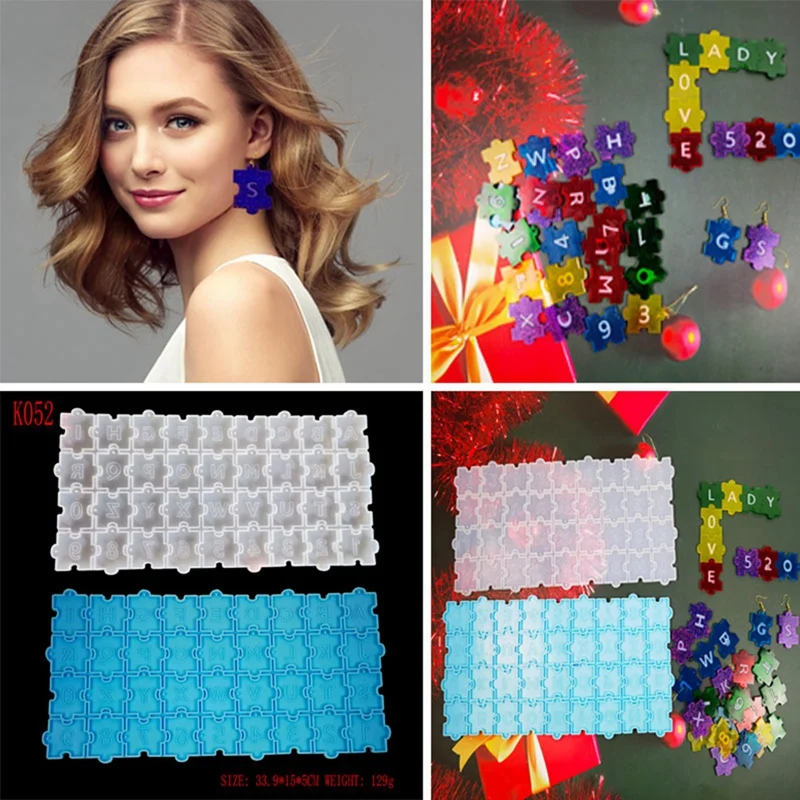 

1 шт., силиконовые формы для сережек