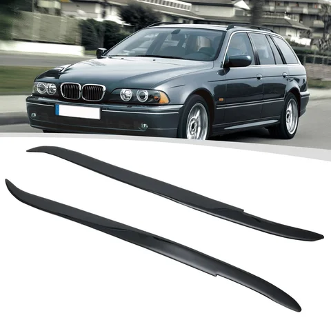 Накладка на брови, фара, веко 1997-2003, 2 шт., внешнее украшение для BMW 5 серии E39, фара для бровей автомобиля, нет