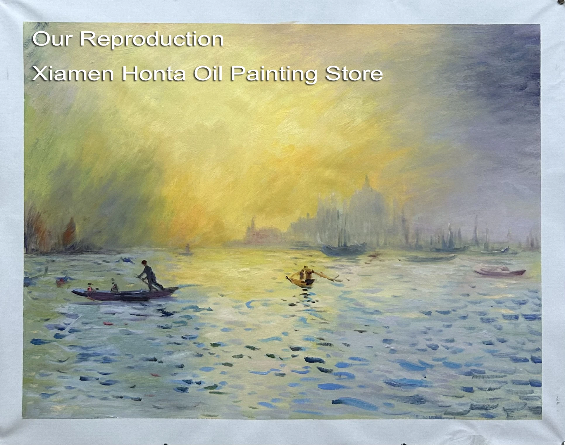 Бесплатная быстрая доставка 100% ручная работа репродукция масляной живописи вид