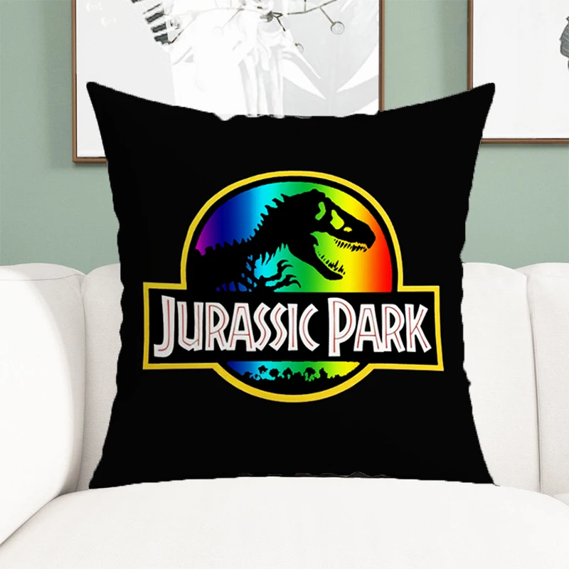 

Наволочки для парка Юрского периода, украшение для кровати, подушек, домашний Роскошный чехол для подушки, короткая плюшевая наволочка для ...