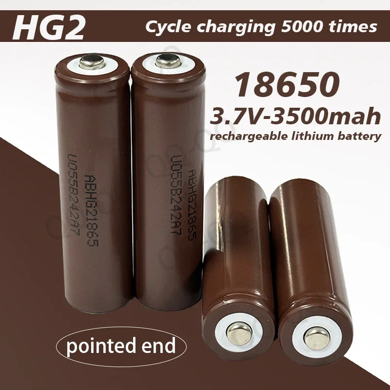 

New HG2 18650 3500mAh Free Shipping Original 18650 HG2 3.7V Discharge 20A Rechargeable lithium battery Screwdrivers