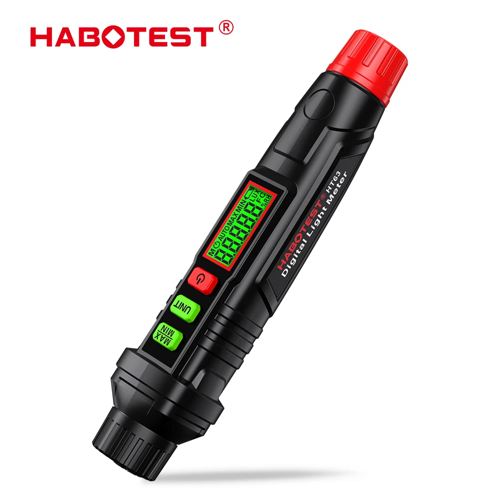 

Цифровой измеритель люкс HABOTEST, осветительный прибор с ЖК-дисплеем