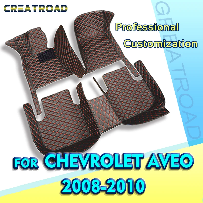 

Автомобильные коврики для Chevrolet Aveo 2008 2009 2010, оригинальные автомобильные накладки на стопы, аксессуары для интерьера