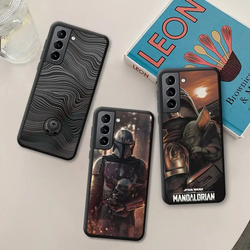 

American TV show Mandalorian Phone Case Silicone Soft for Samsung Galaxy S21 Ultra S20 FE M11 S8 S9 Plus S10 5G lite 2020