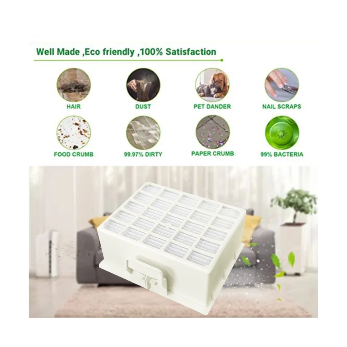 1 шт. HEPA-фильтр для BGL32235 BGL3223501 WBBZ156H -40 -10 00576833 аксессуары пылесоса запчасти