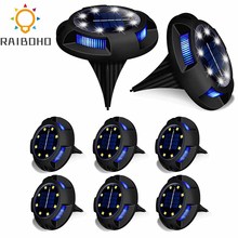 Luces solares para el suelo...