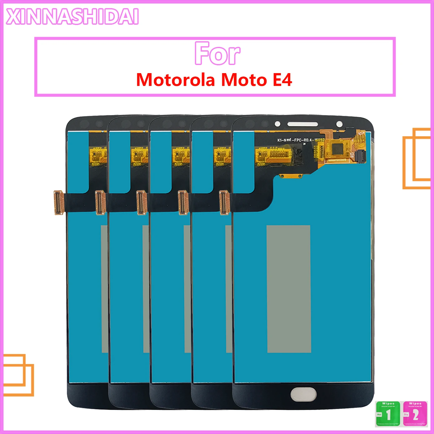 

5pcs/lot For Motorola Moto E4 XT1766 XT1763 XT1762 XT1772 LCD Display Touch Screen Digitizer Assembly Replacement LCD Display