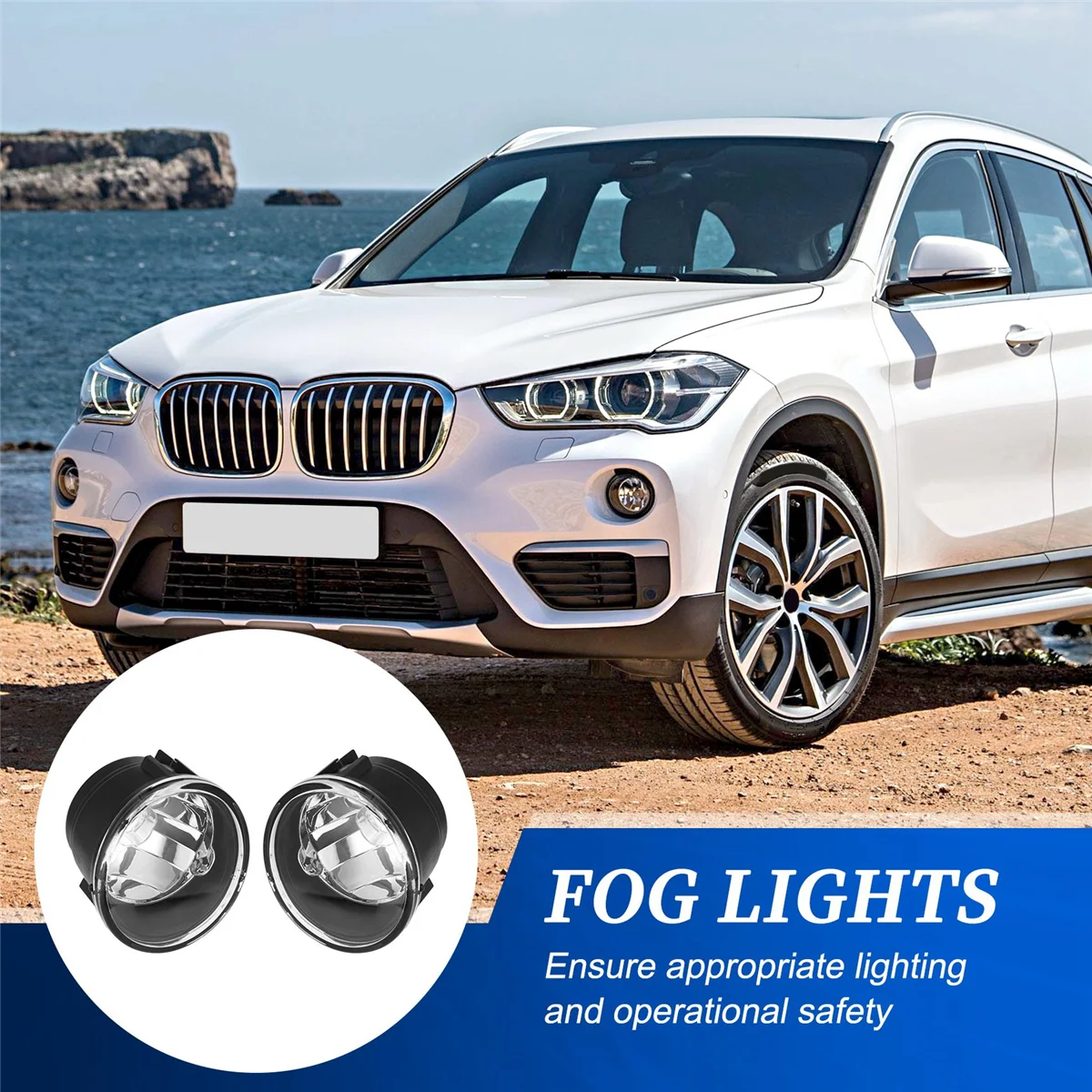 Пара противотуманных фар на передний бампер для-BMW X3 F25 X4 F26 X5 F15 X6 F16 2010-20 лампа в