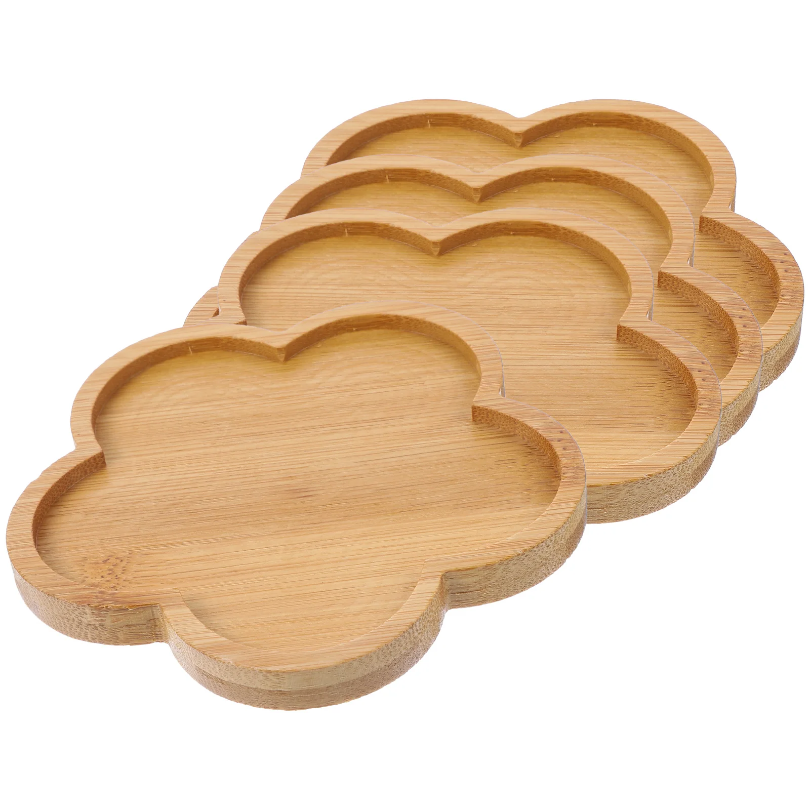 

4 Pcs Saucers Accessories Flower Pot Indoor Trays Plants House Pots Drip Household