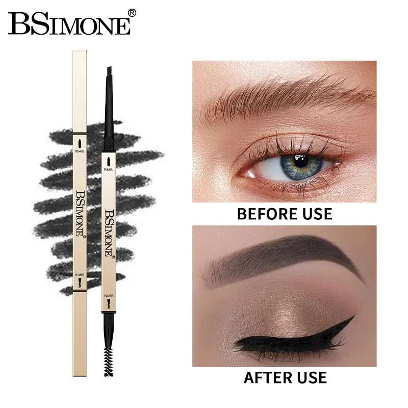 

Double Head Rotating Automatic Eyebrow Pencil Ultra Fine Waterproof Natural Durable Double Head Eyebrow Pencil Makeup Cosmetic