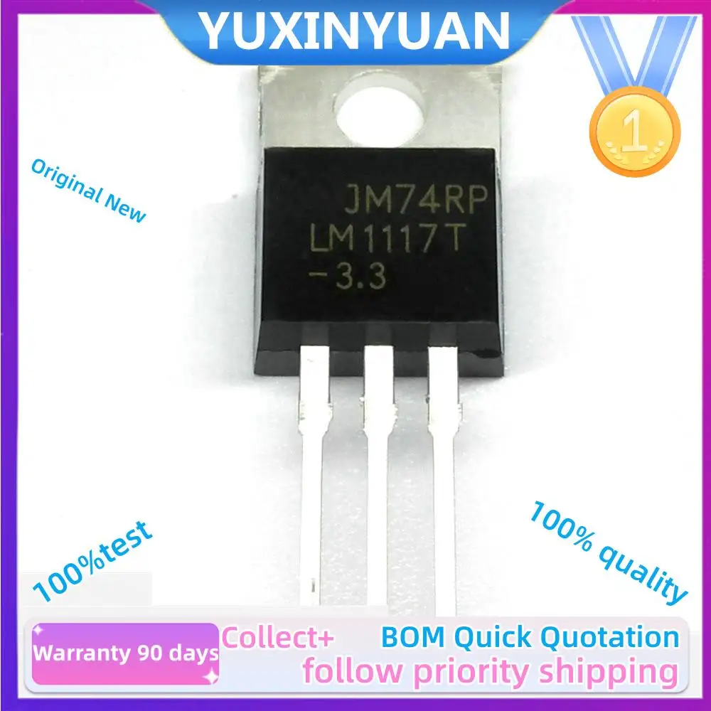 10 шт./партия Φ LM1117T 3,3 V LM1117 TO-220