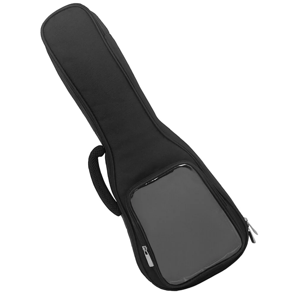

Instrument Bag Black Tote Purse Musical Storage Pouch Small Guitar Ukulele Case Oxford Cloth