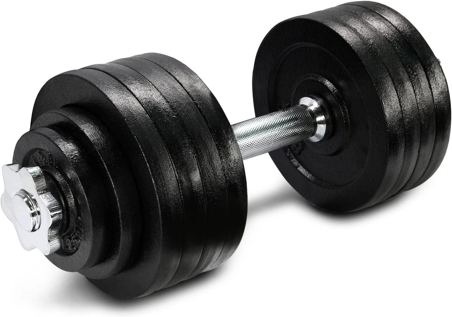 52.5 lbs Adjustable Dumbbell Weight Set, Cast Iron Dumbbell, Single