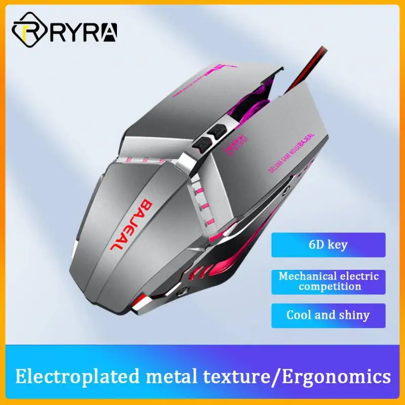 

Эргономичная Проводная игровая мышь RYRA G7 для ноутбука, аксессуары для компьютера, Профессиональная Регулируемая игровая компьютерная мышь...