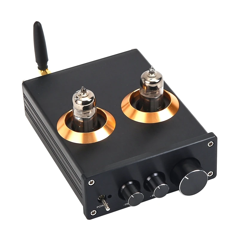 

DLHiFi Bluetooth 4.2 sbc aac Wireless 6J5 Tube NE5532 Tone Preamp For HiFi Audio Amplifier DAC