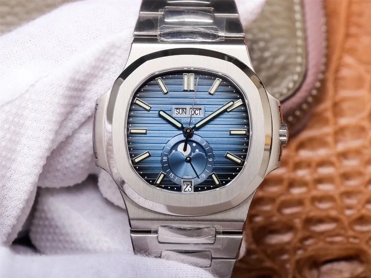 

Мужские часы автоматические механические часы Moon 5726/1A-010 роскошные часы 41 мм ремешок из нержавеющей стали высшего качества