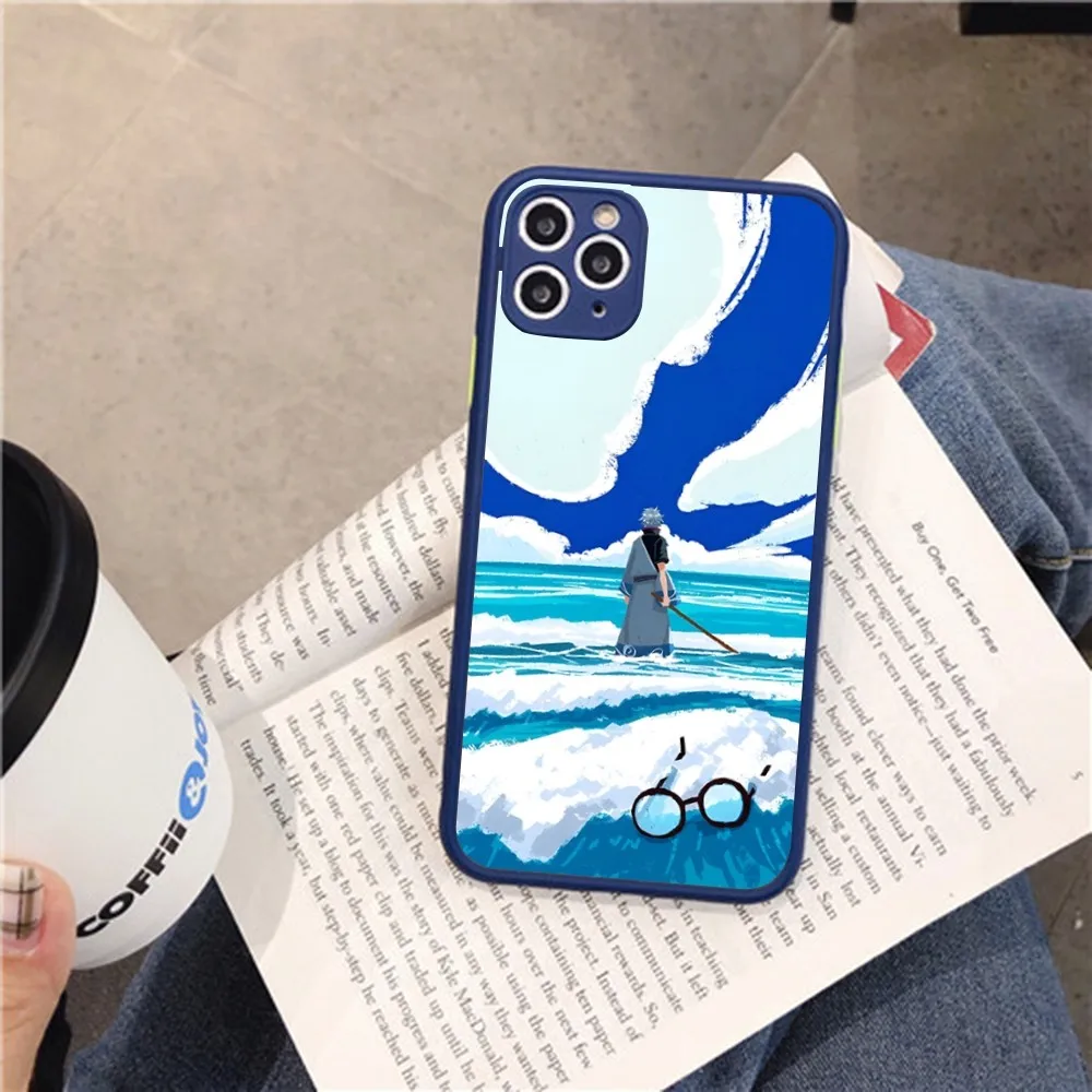 Gintama Japanese Anime Classic Phone Case For IPhone 14 11 12 13 Mini Pro Max 8 7 Plus X XR XS MAX Translucent Matte Cover