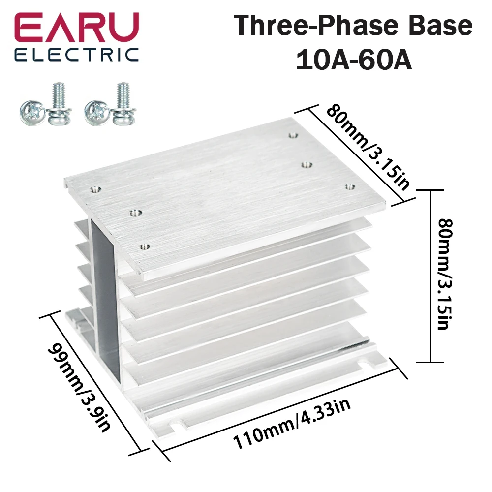 

EARUELECTRIC Однофазное/Трехфазное Твердотельное Реле SSR 10-200A