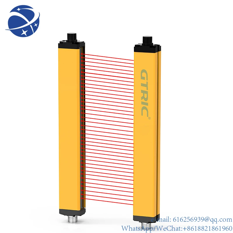 

Gtric Infared Lichtgordijn Sensoren 30 Optische As 20Mm Pitch Beam 12-24vdc Npn Pnp Industriële Veiligheid Licht Barrière Sensor
