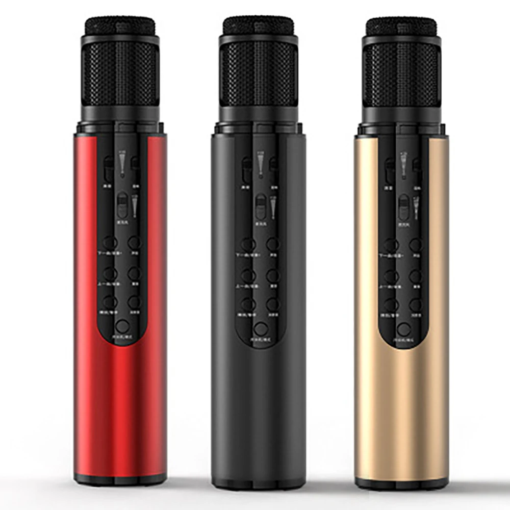 Новинка микрофон K1 беспроводная конденсаторная студийная Bluetooth-Колонка для