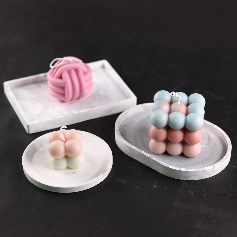 3D пузырьковая свеча искусственная ароматерапия соевый воск форма сделай сам