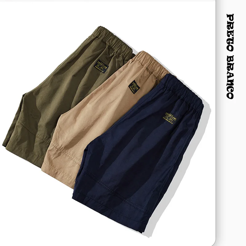 Новые летние повседневные штаны PREOT BRANCO с пятью точками регулируемые уличные