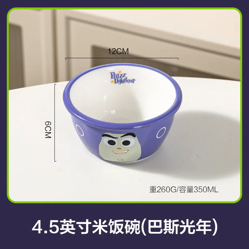 Disney Kawaii Chip An' Dale Базз Лайтер Фигурка Аниме Керамическое блюдо для торта