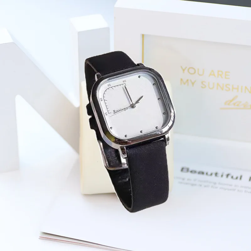 2023 New Fashion Light Luxury Quartz Watch Premium Women's Watch Brand Simple Casual 27 Black Watches Small enlarge