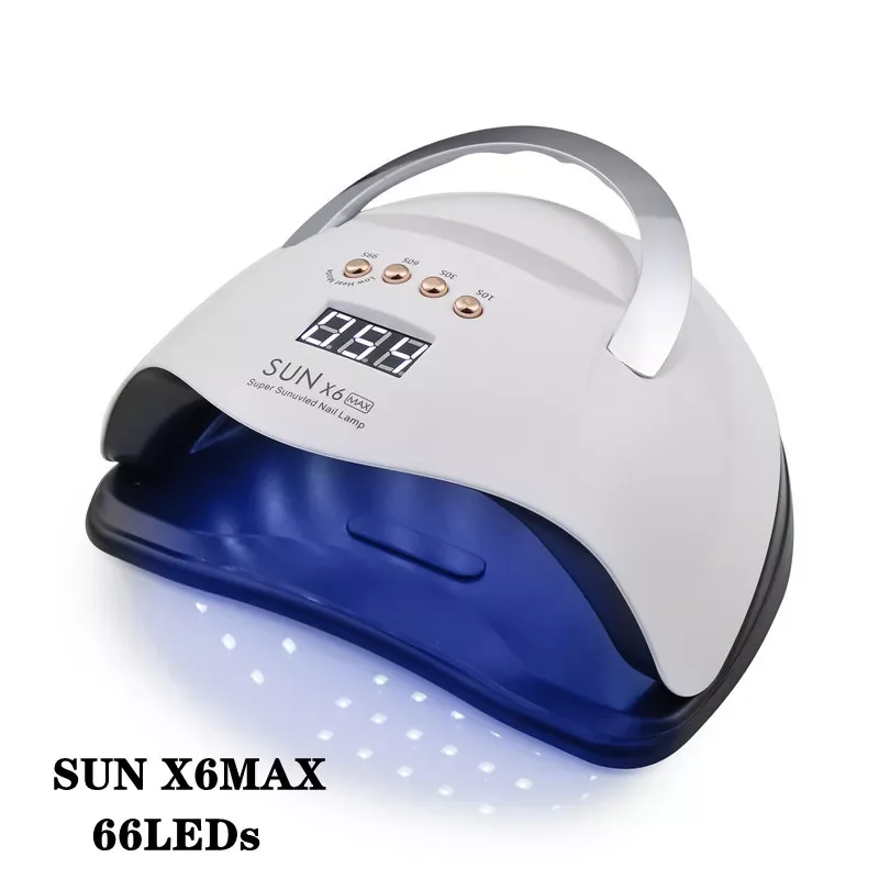 

2023NEW Intelligent Nail Dryer UV LED Lamp For All Gel Nail Polish With UV 66 PCS LEDs Fast Drying Nail Lamp UV Light With 4 Tim